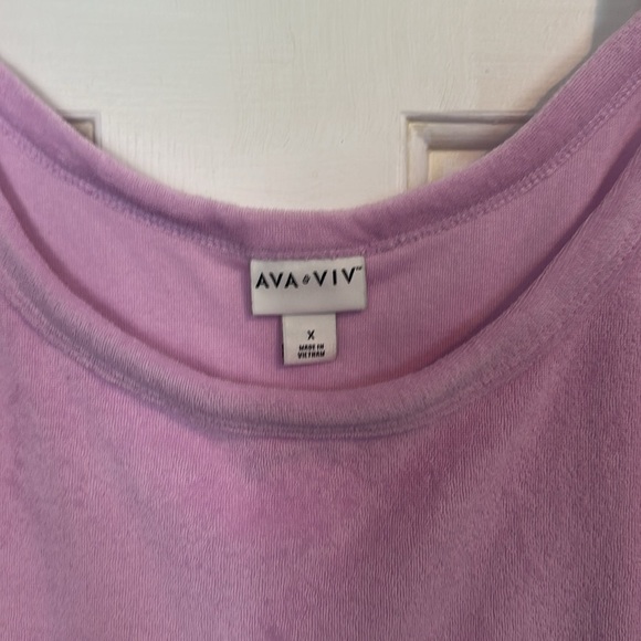 Ava & Viv purple sleep top size X - Picture 2 of 2